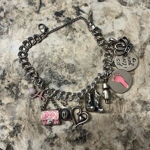 James Avery bracelet with 10 charms